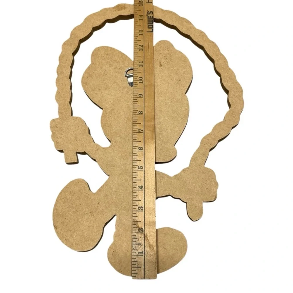 Vintage Disney Mini Mouse Wood Wall Art - Picture 6 of 7